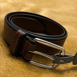 Nordstrom | Men's Size 32 Bonded Leather Brown Belt